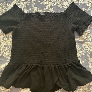 Black off the shoulder top!